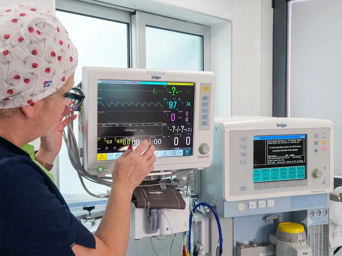 Medicinski monitoring tokom pripreme za aspiraciju jajnih ćelija